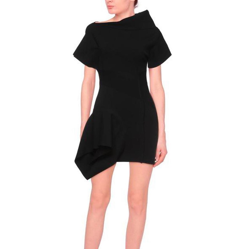 Rick Owens Black Mini Dress - Picture 2 of 4